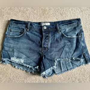 Free People Jean Shorts